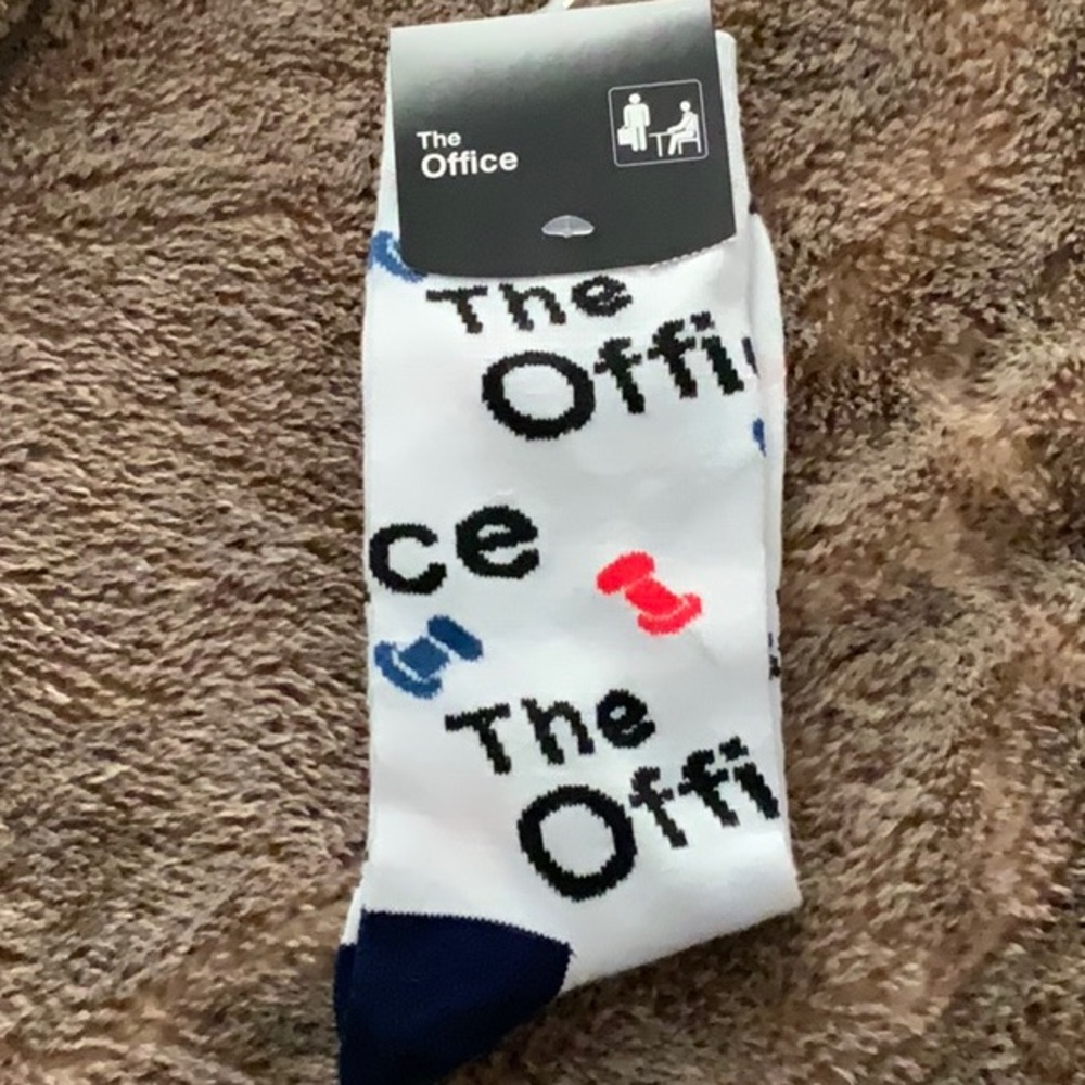 Nwt The Office Men’s Crew socks shoe size 8-12